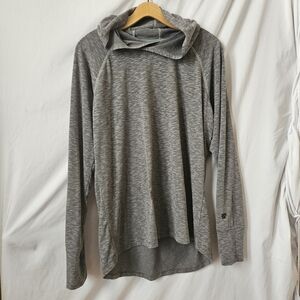 Kuhl Pullover Hoodie Womens M Striped Lightweight Activewear Hiking Outdoor